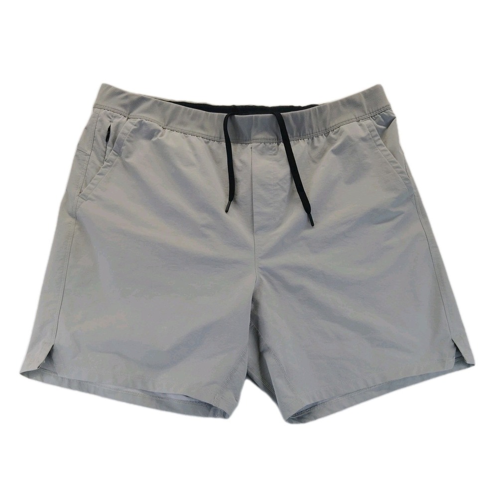 Public Rec Flex Shorts Mens 42 Gray Pull On Drawstring Lightweight Casual